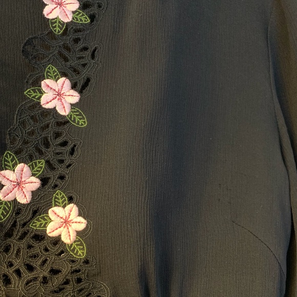 Tocca embroidered 100% Silk jacket Size 10 - Picture 8 of 8